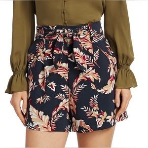 NWT JOIE Varsha Floral Tie Waist Shorts - size 4